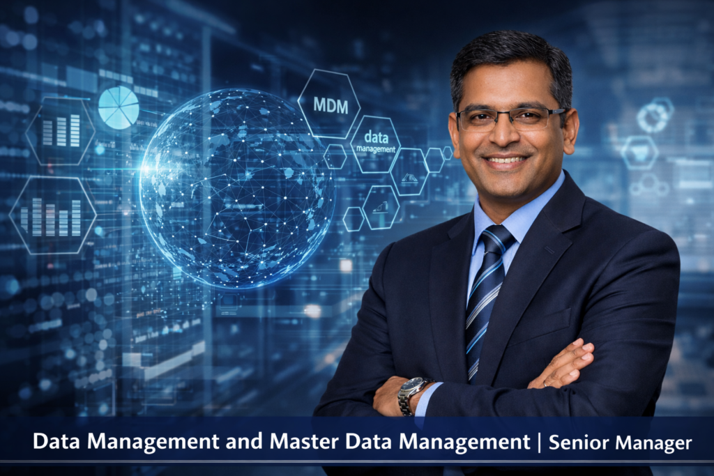 Senior Manager – Data Management