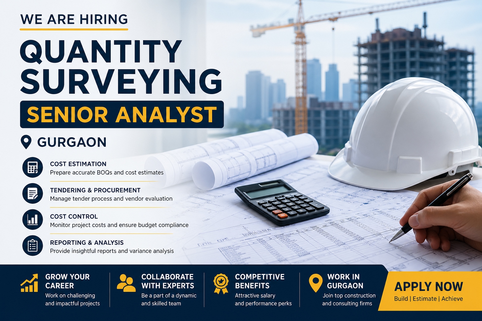 Quantity Surveying Jobs Gurgaon