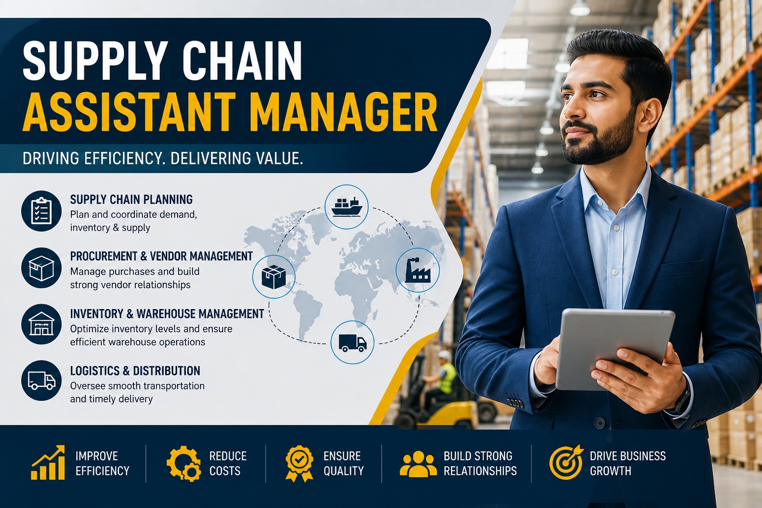 supply chain assistant manager job