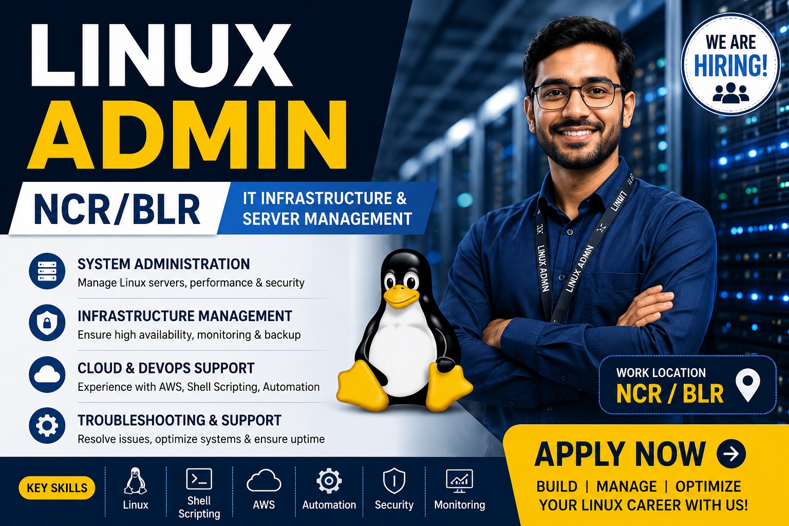 linux system administrator ncr