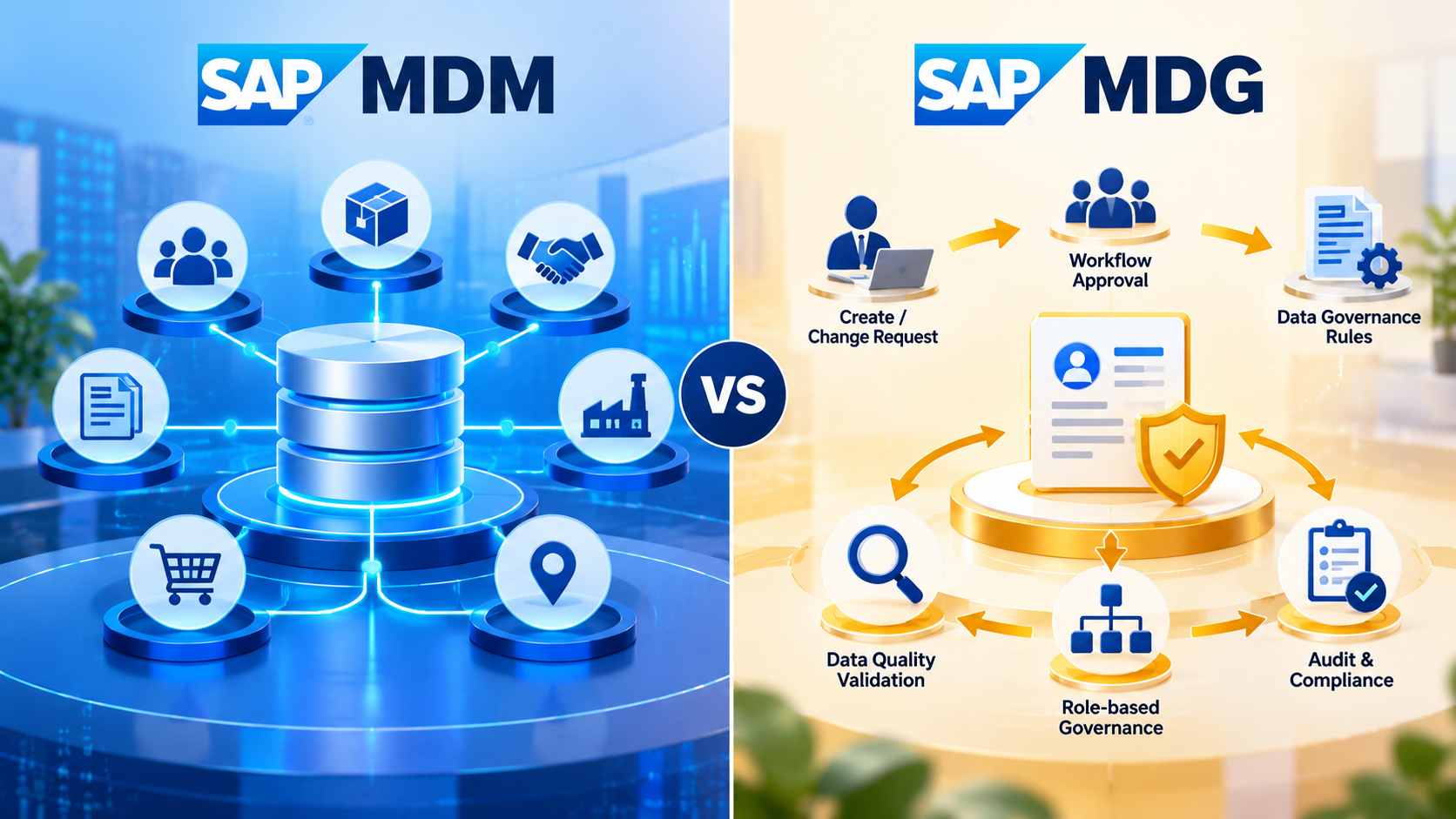 SAP MDM vs SAP MDG