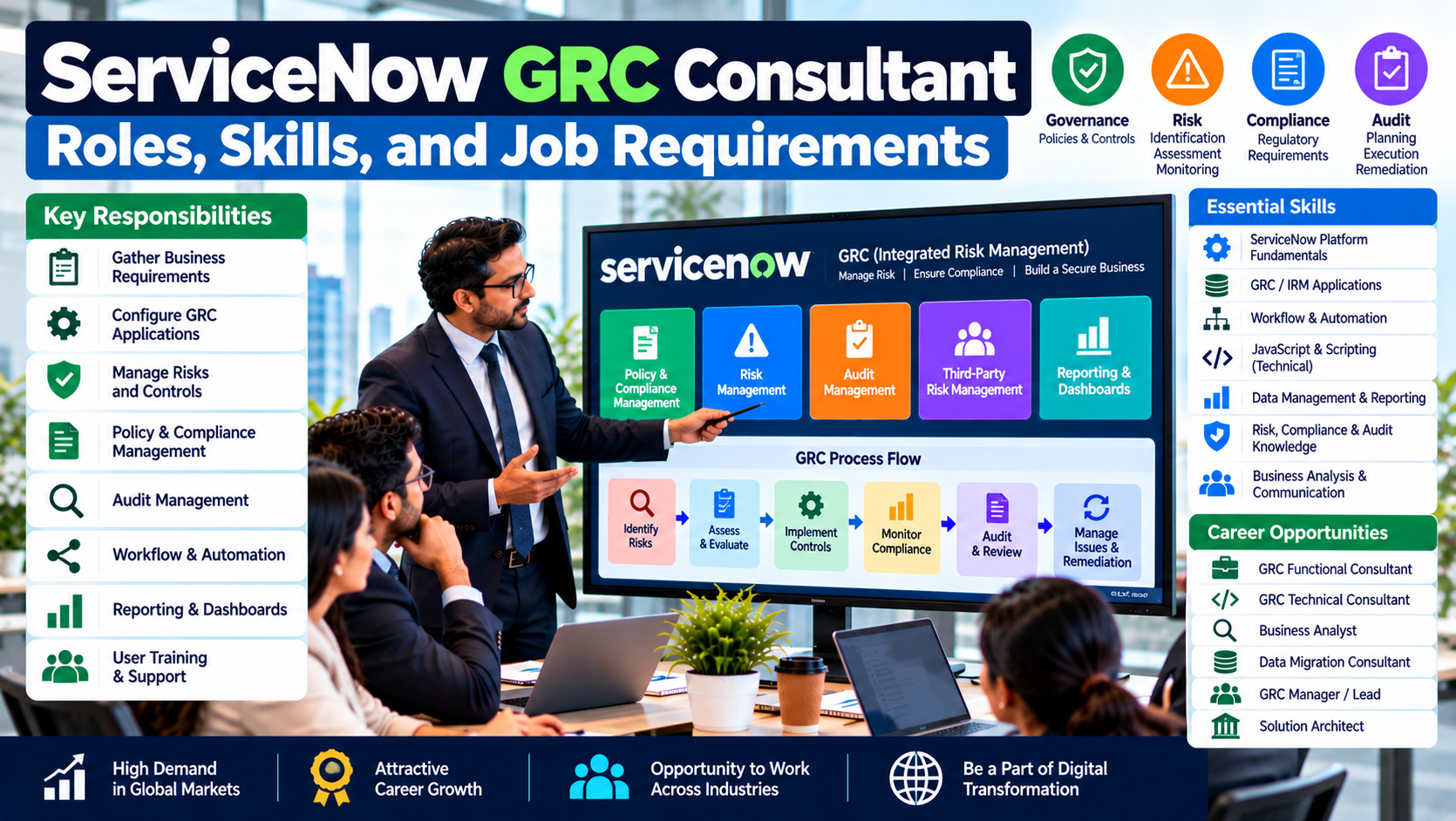 ServiceNow GRC Consultant: Roles, Skills, and Job Requirements